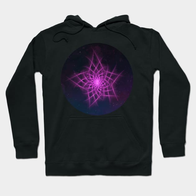 Purple Star Hoodie by ElviraDraat